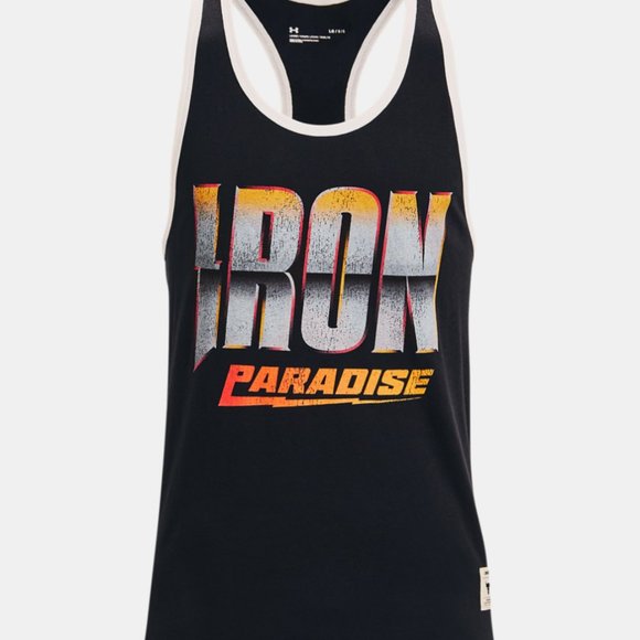 New Under Armour Project Rock Iron Tank Graphic Tank Top Shirt - Picture 5 of 6